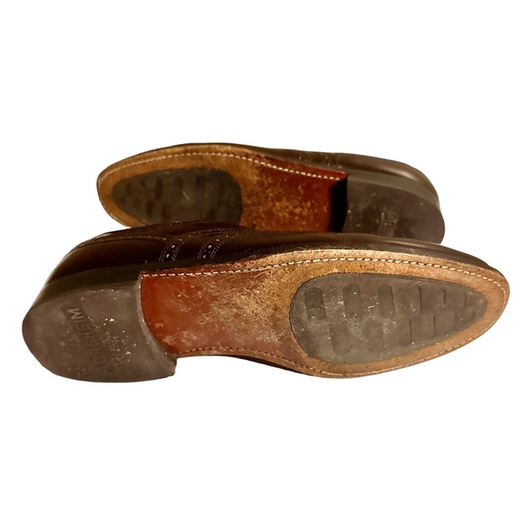 FLORSHEIM Men's Royal Imperial Brown Leather Shoes Wingtip Size 8.5D - Picture 10 of 10